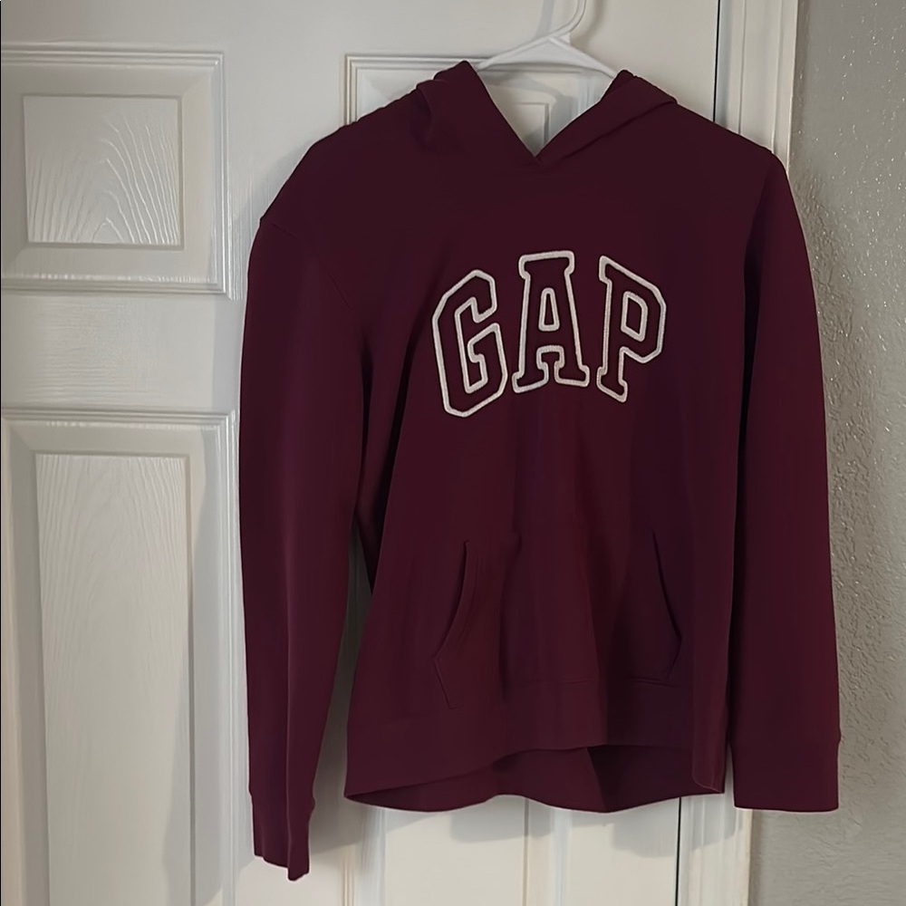 GAP Burgundy Hoodie with Logo